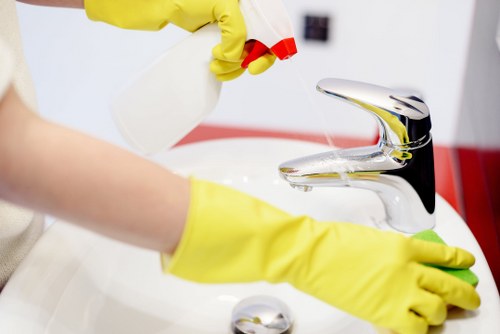 Dust and debris removal during post construction cleaning